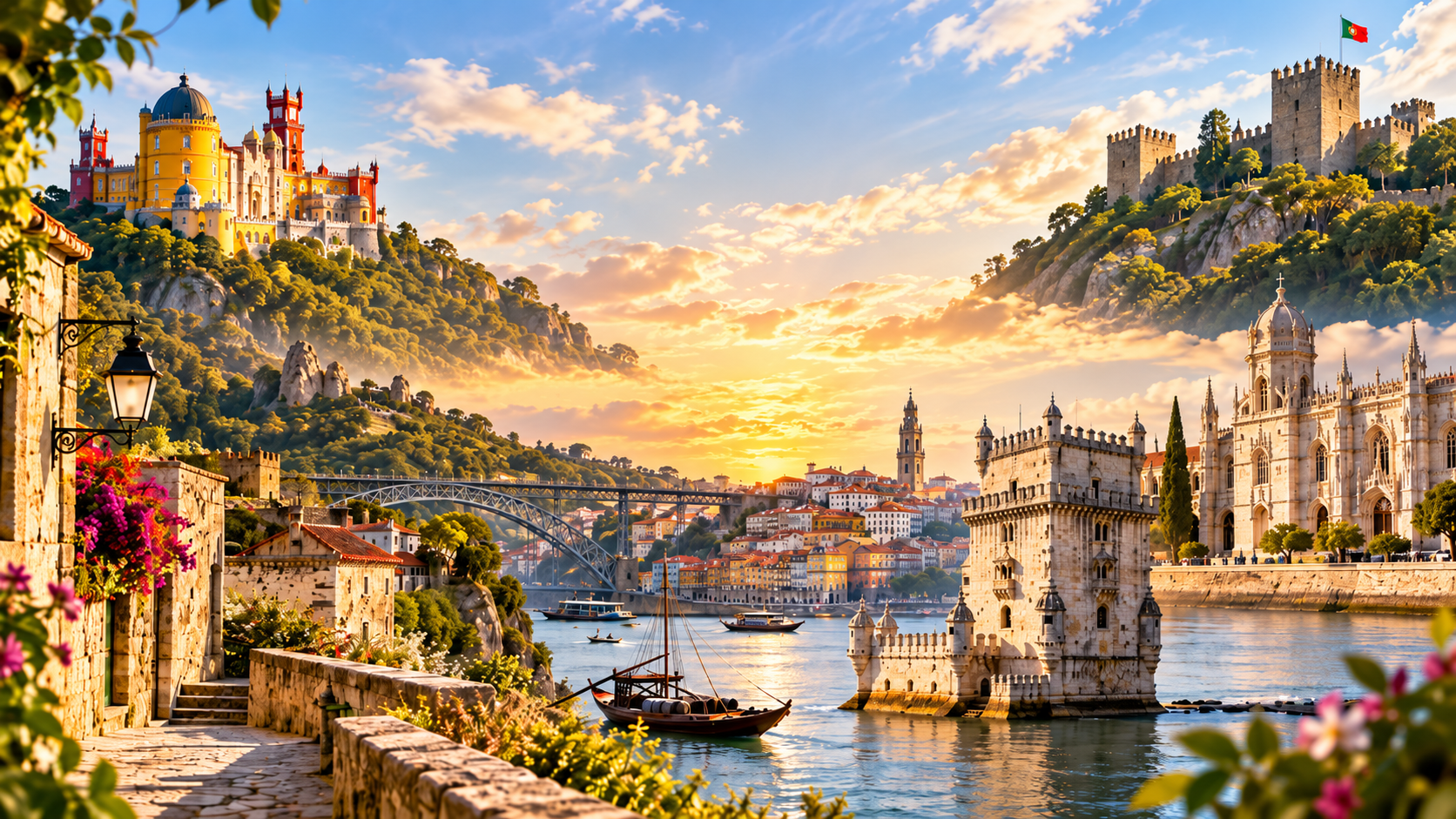 Castelos medievais, palácios históricos e monumentos classificados pela UNESCO nos melhores tours culturais e de património em Portugal.