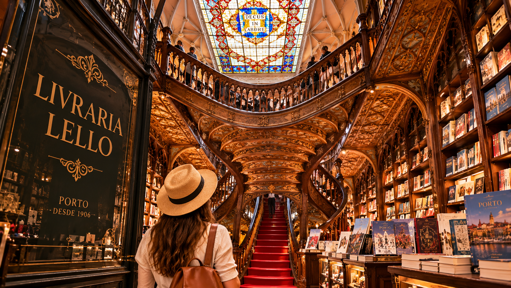 Bilhete de Entrada na Livraria Lello